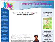 Tablet Screenshot of improve-your-tennis.com